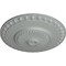 Ekena Millwork Lyon Ceiling Medallion (Fits Canopies up to 3 5/8"), 23 1/2"OD x 3 1/4"P, Primed White CM23LY - alternate 2